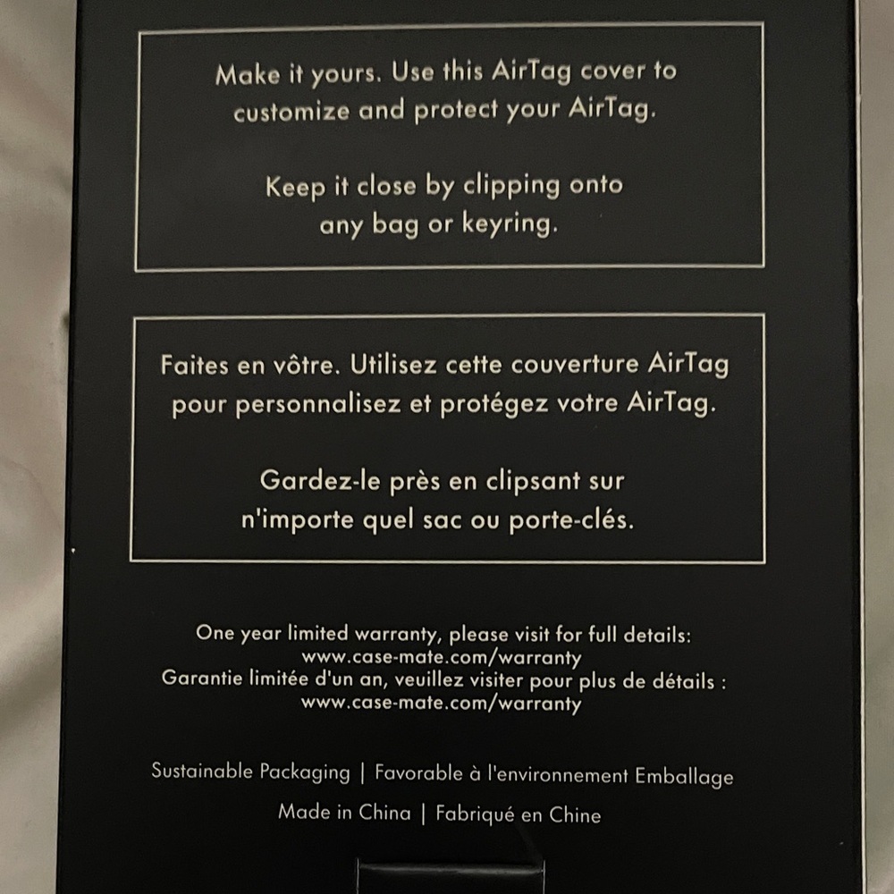 Kate Spade Leopard AirTag Case by Kate Spade New in Box - Picture 5 of 5